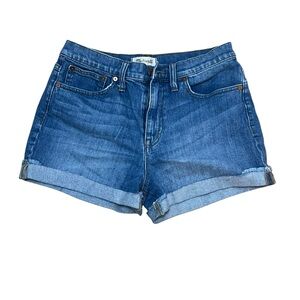 Madewell high rise the perfect Jean shorts